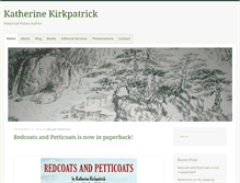 Tablet Screenshot of katherinekirkpatrick.com